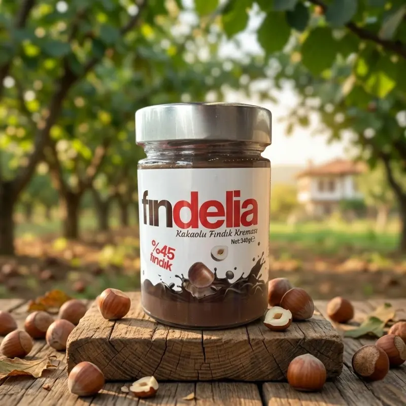 Fındelia Kakaolu Fındık Kreması %45 Fındık – 340 g