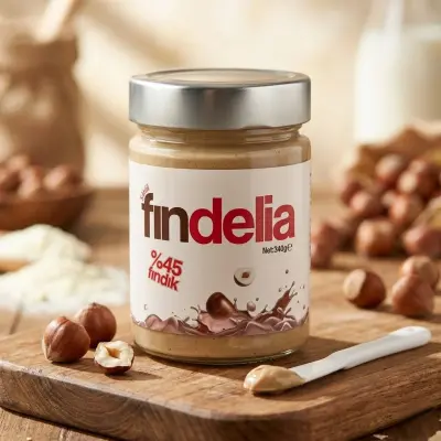 Fındelia Sütlü Fındık Kreması %45 Fındık – 340 g