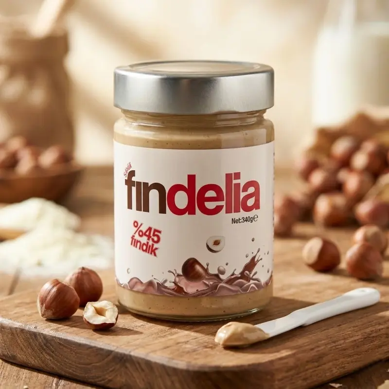 Fındelia Sütlü Fındık Kreması %45 Fındık – 340 g