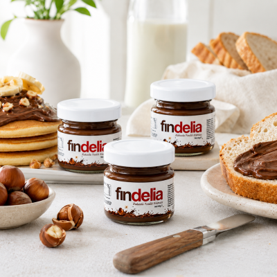 Fındelia Kakaolu Fındık Kreması %45 Fındık – 40 g