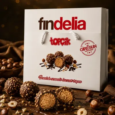 Fındelia Topçik Fındık Ezmeli Fındık Topu (25 Adet)